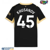 Ženski Nogometni dresi Manchester City Abdukodir Khusanov #45 Gostujoči 2026-27 Kratek Rokav